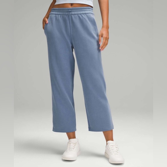 Lululemon Softstreme High-Rise Straight-Leg Cropped Pant in Oasis Blue - Picture 2 of 5